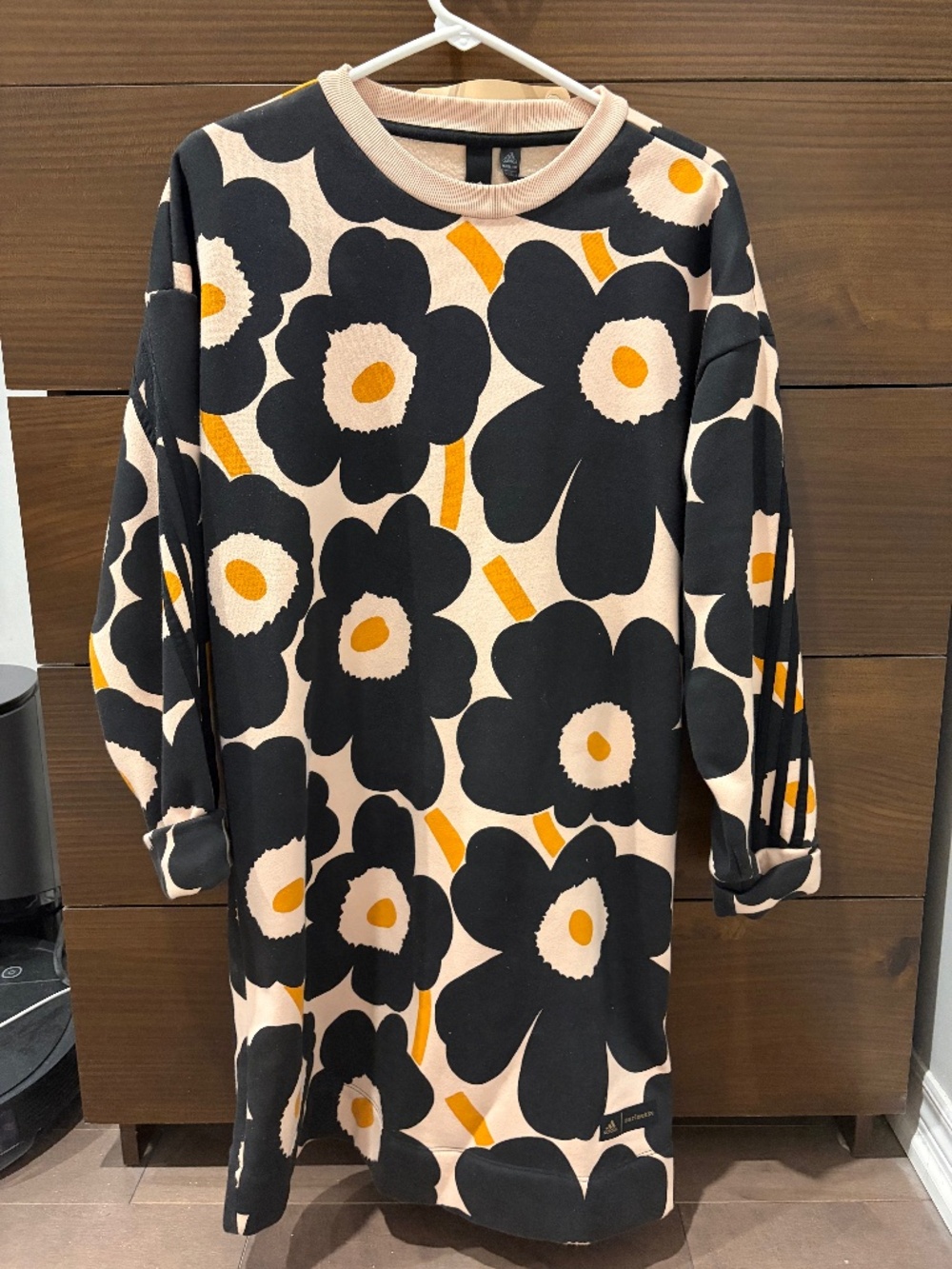 Adidas x Marimekko long-sleeve fleece dress size S